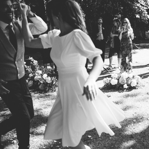 50s Style White A-Line Dress - Picture 1 of 3